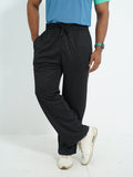 Men Active Wear Regular Fit Trouser - Black