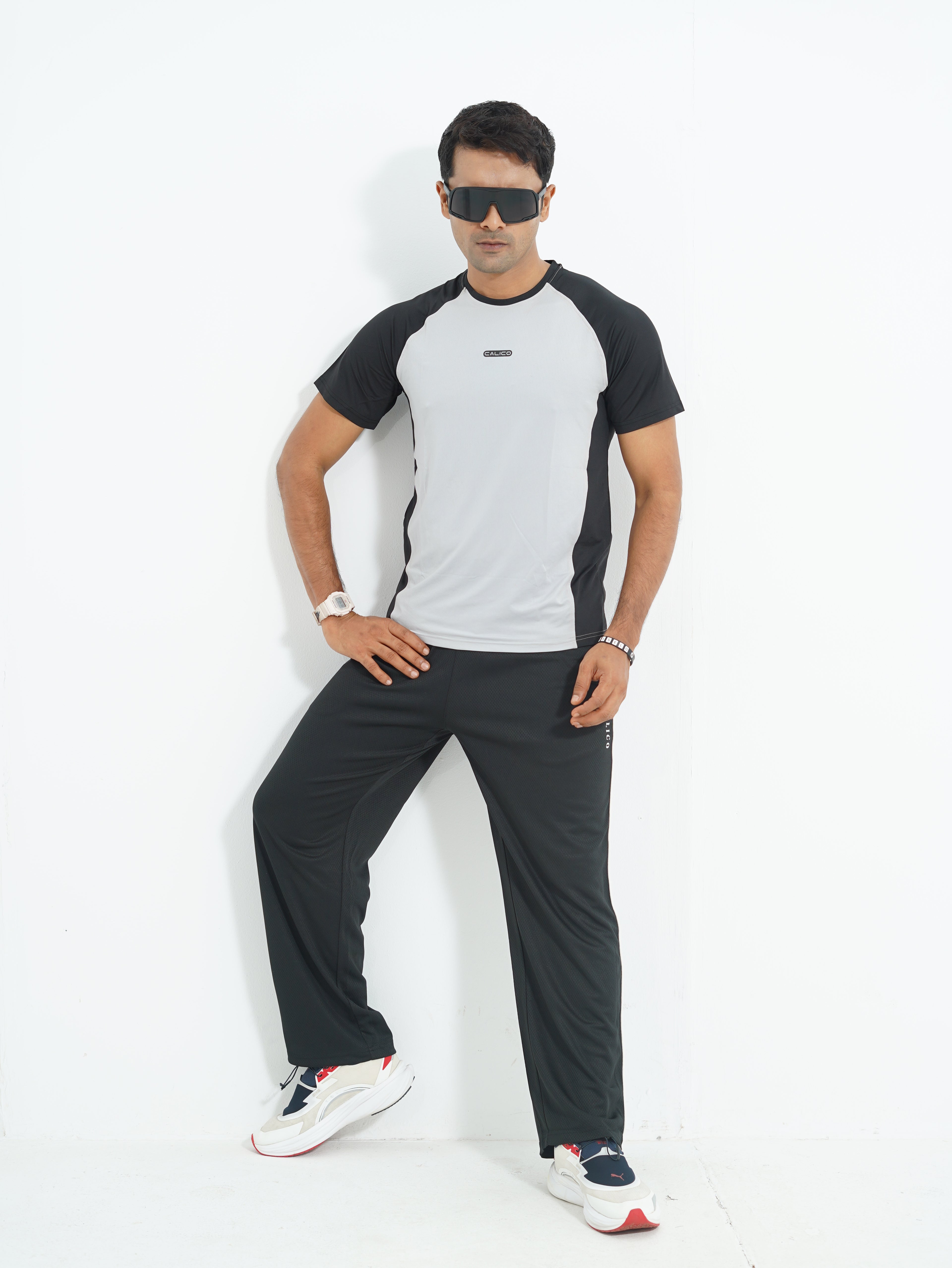 Active Wear Men T-Shirt - Light Grey