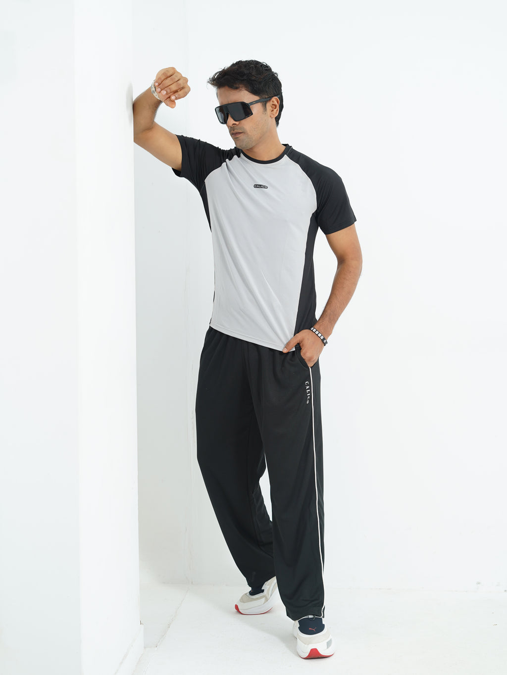 Active Wear Men T-Shirt - Light Grey