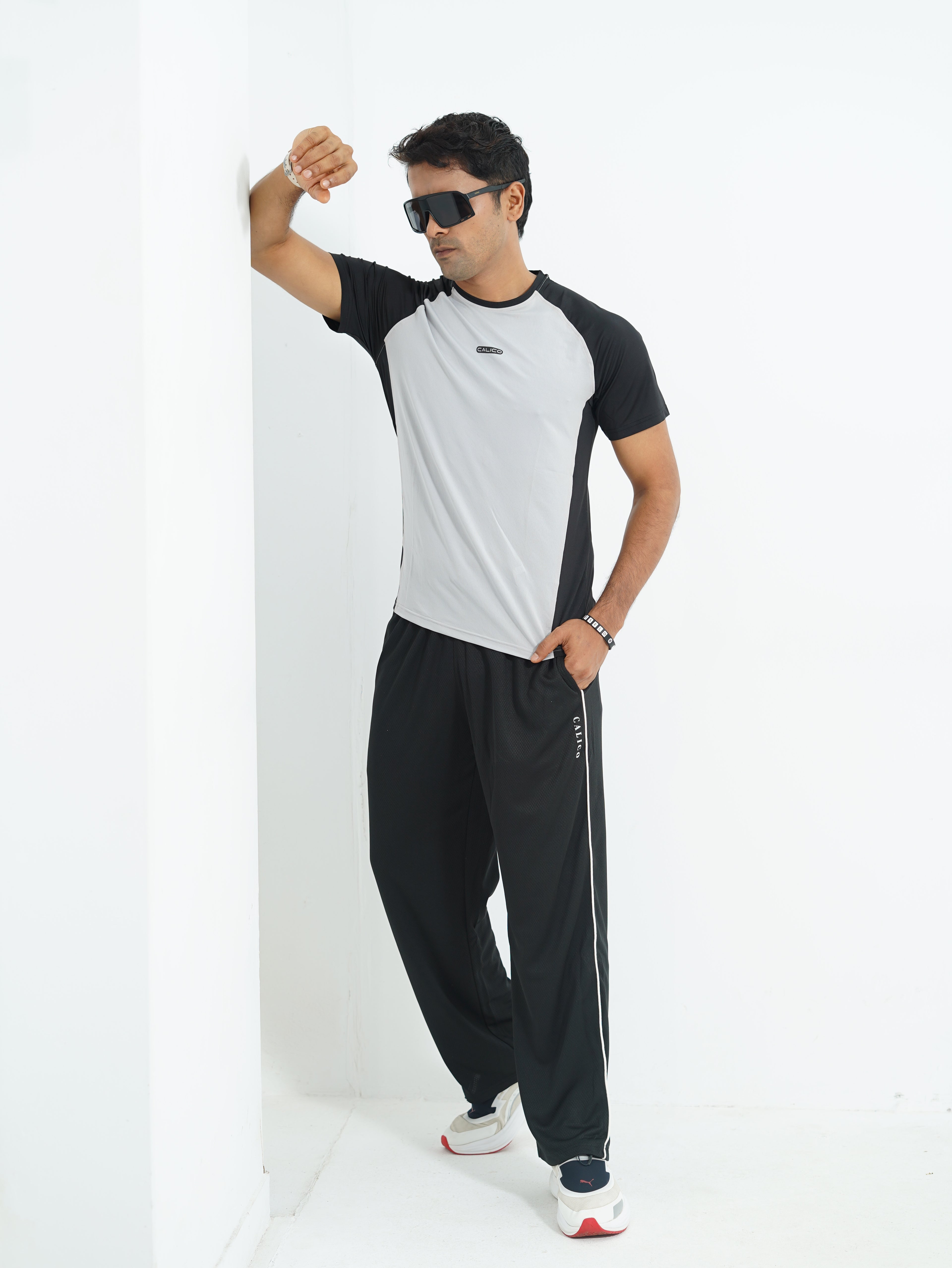 Active Wear Men T-Shirt - Light Grey