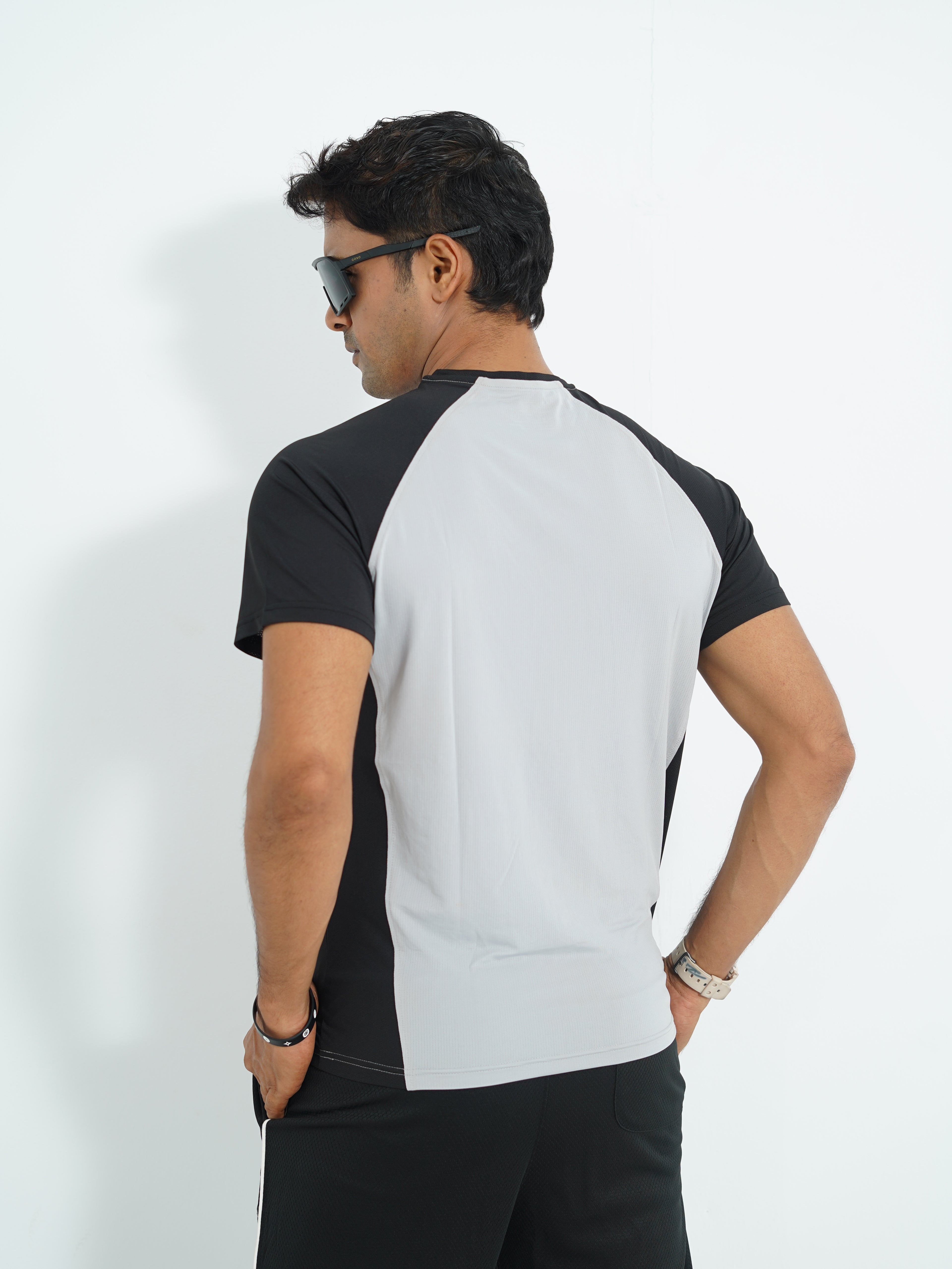Active Wear Men T-Shirt - Light Grey