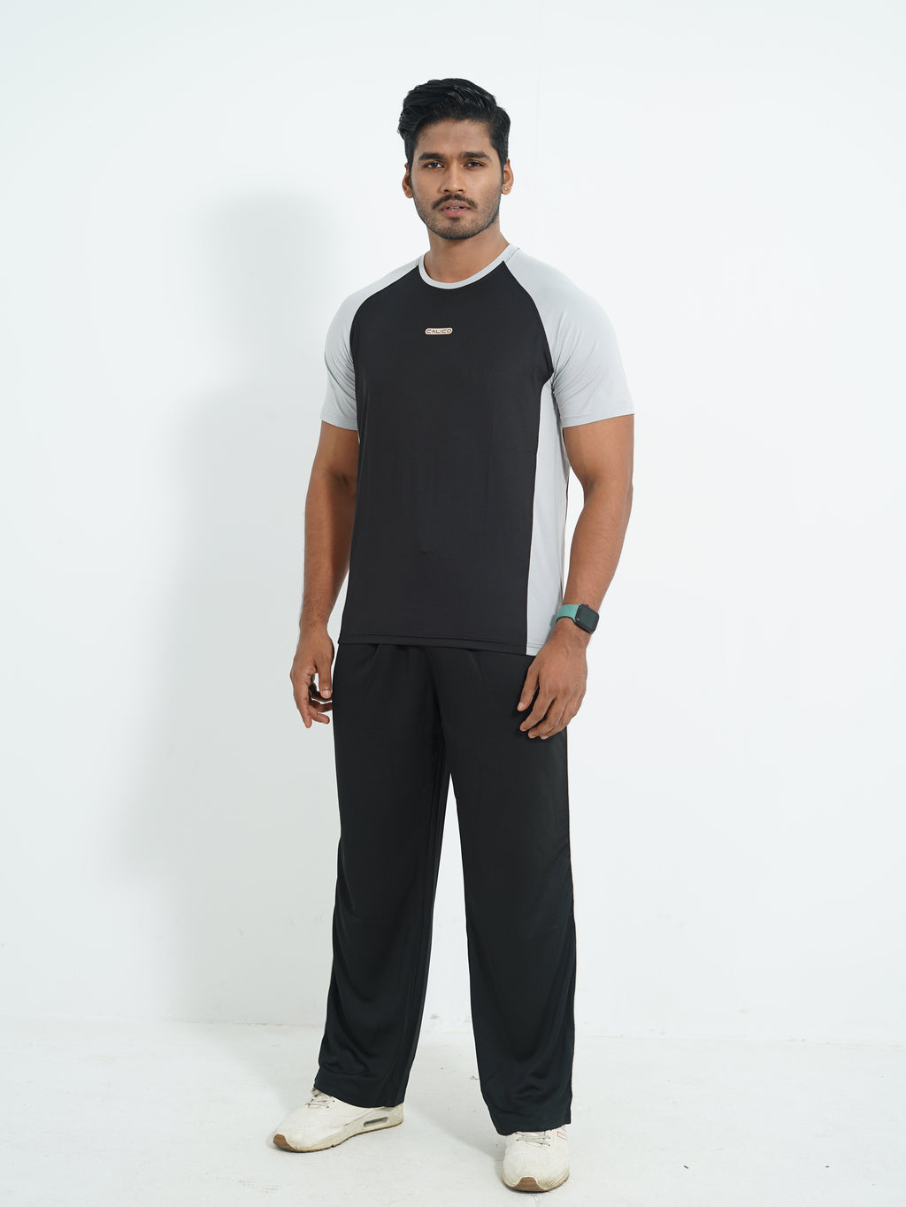 Active Wear Men T-Shirt - Light Grey