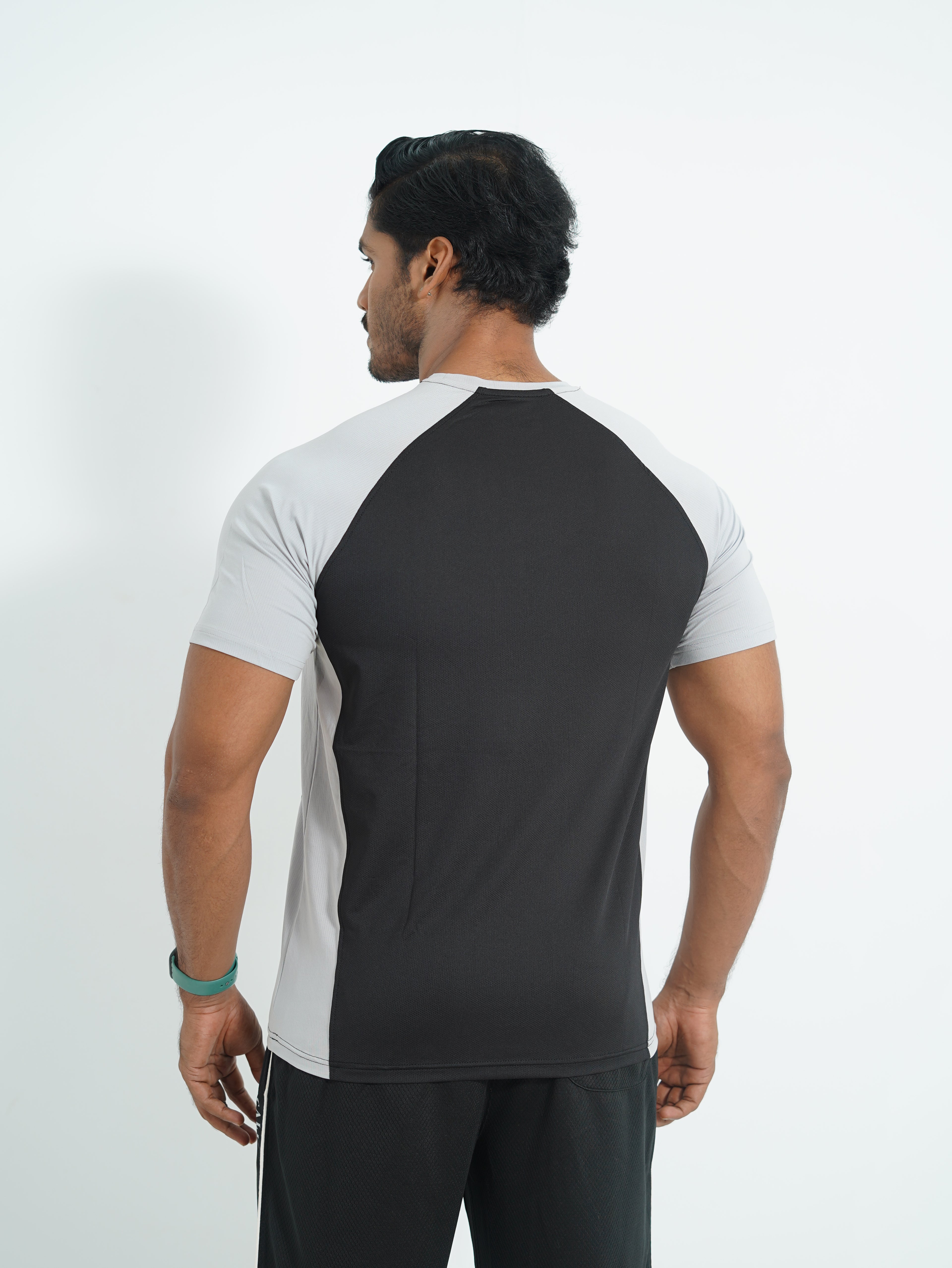 Active Wear Men T-Shirt - Light Grey