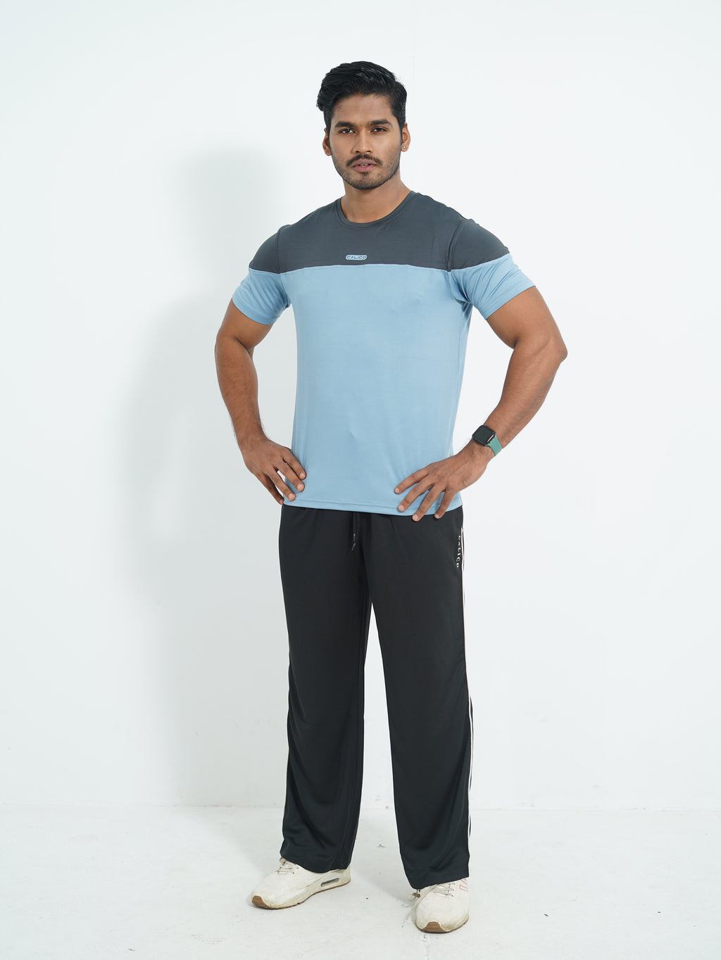 Active Wear Men T-Shirt - Cloudy Blue