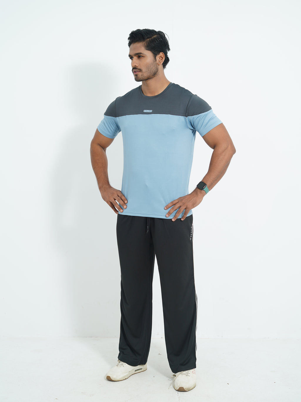 Active Wear Men T-Shirt - Cloudy Blue