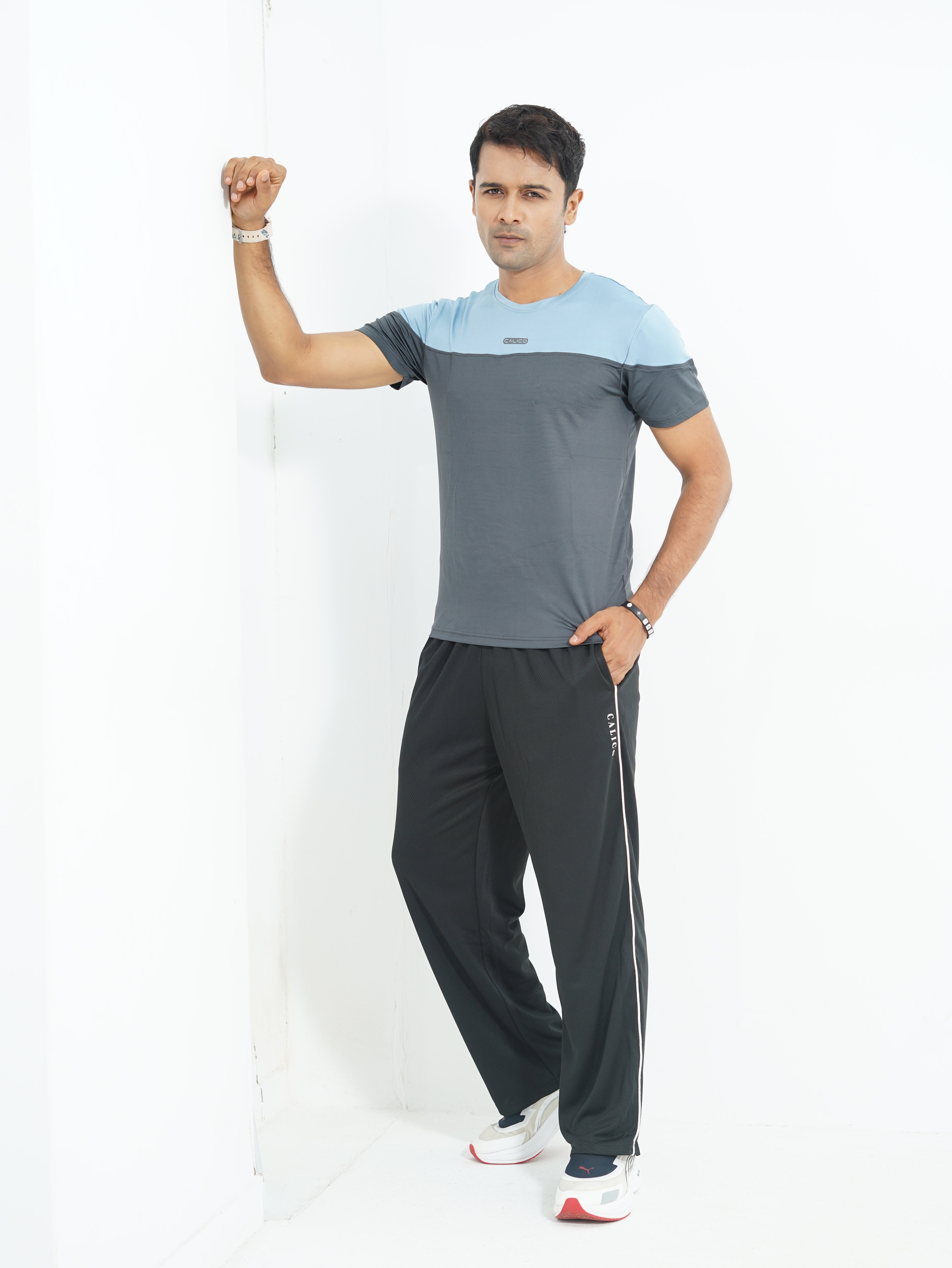 Active Wear Men T-Shirt - Mid Grey