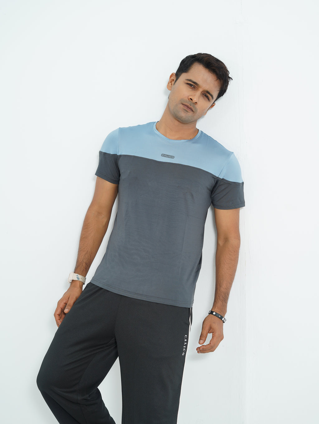 Active Wear Men T-Shirt - Mid Grey