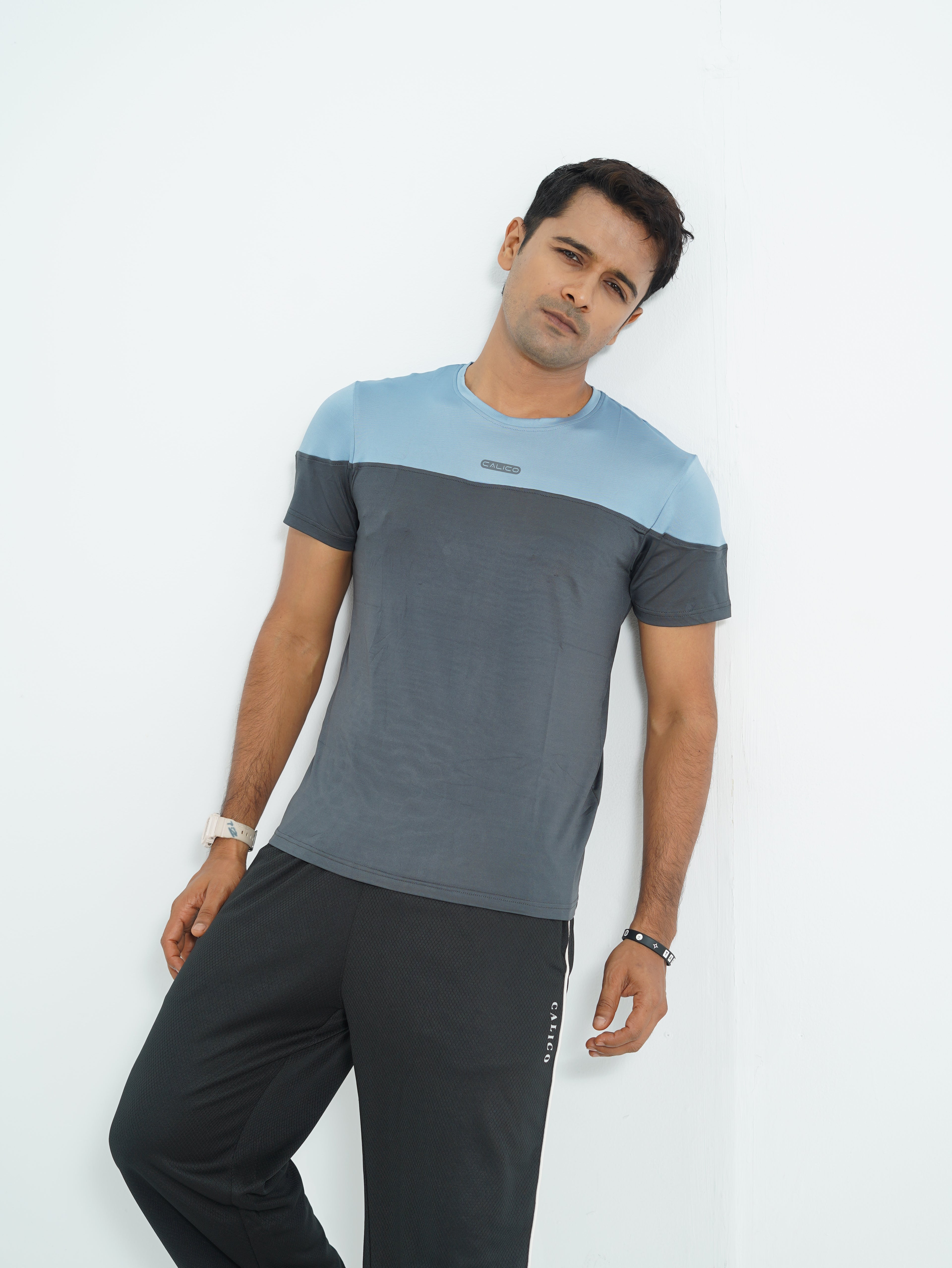 Active Wear Men T-Shirt - Mid Grey