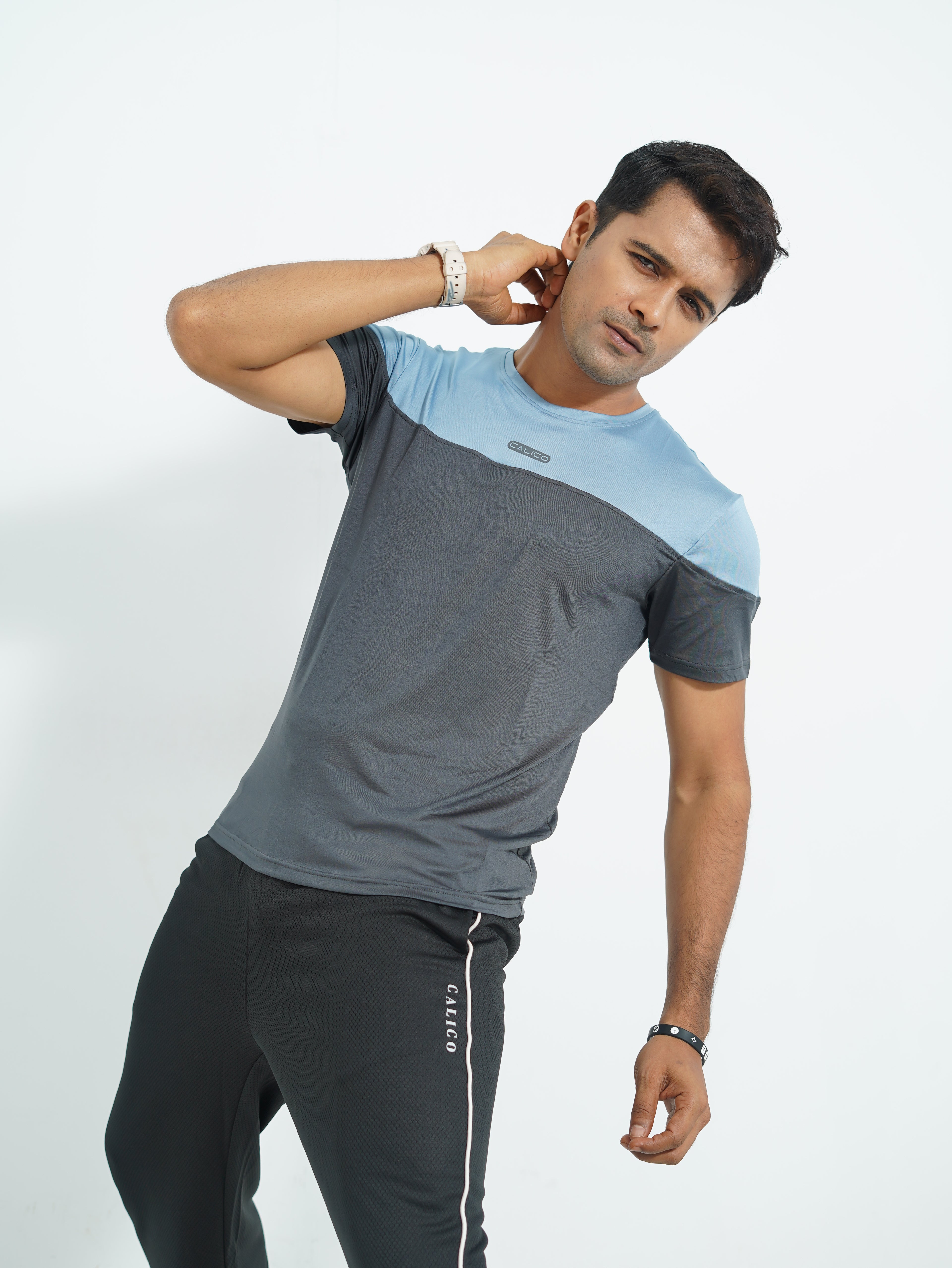 Active Wear Men T-Shirt - Mid Grey