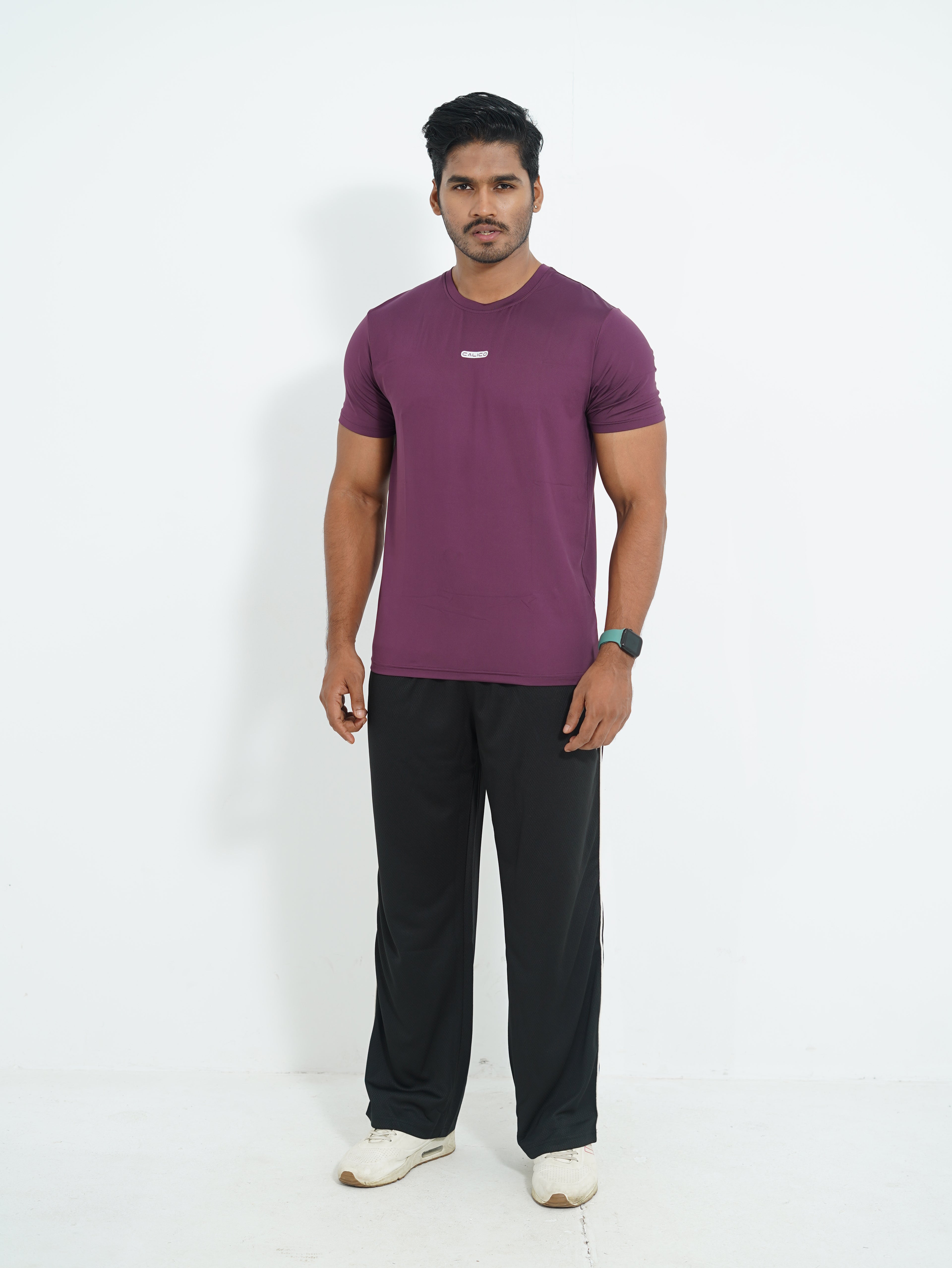 Active Wear Men T-Shirt - Purple