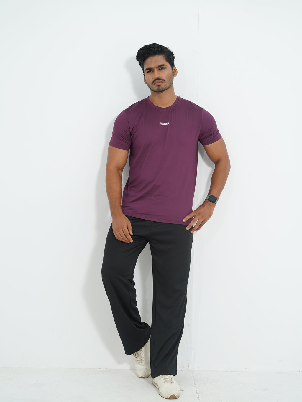 Active Wear Men T-Shirt - Purple