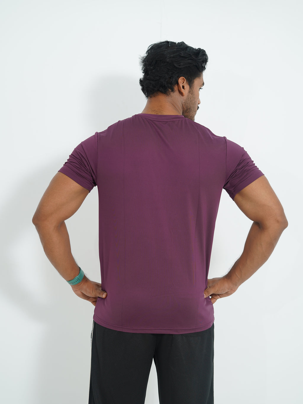 Active Wear Men T-Shirt - Purple