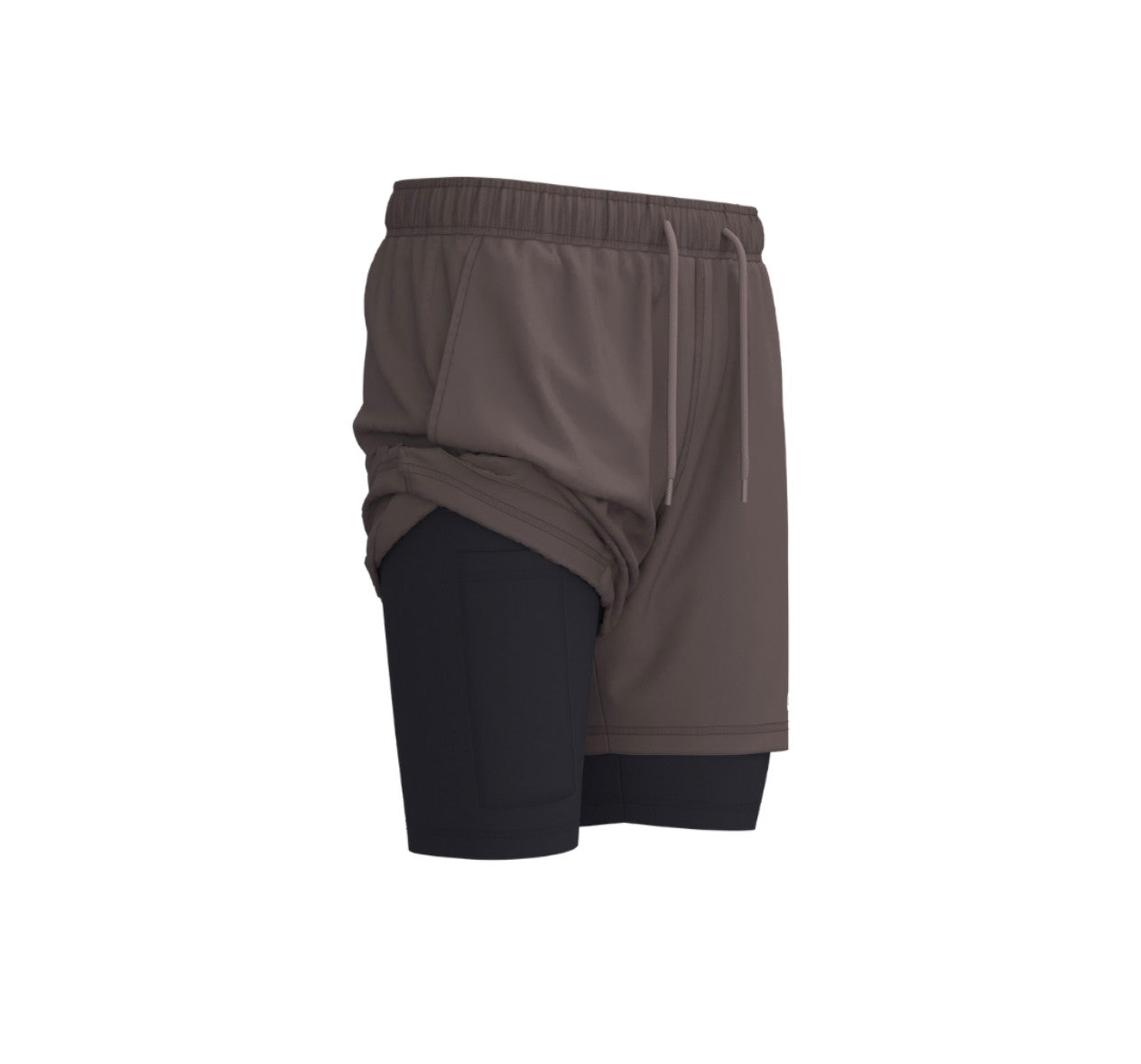 Workout Shorts For Men - Wenge