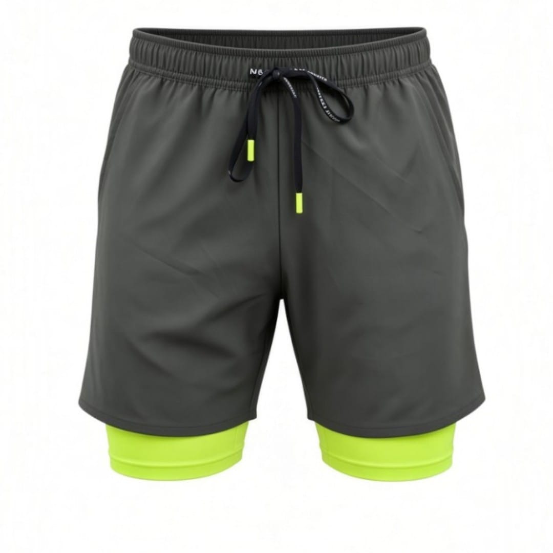 Workout Shorts For Men - Olive