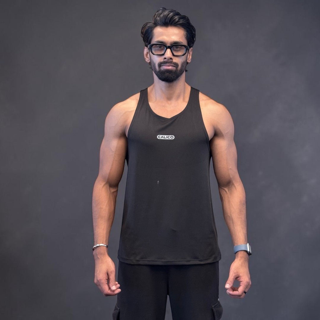 Gym Tank Top  Black