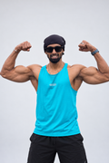 Gym Tank Top with Aqua color