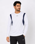 Calico long Sleeve T shirt -white