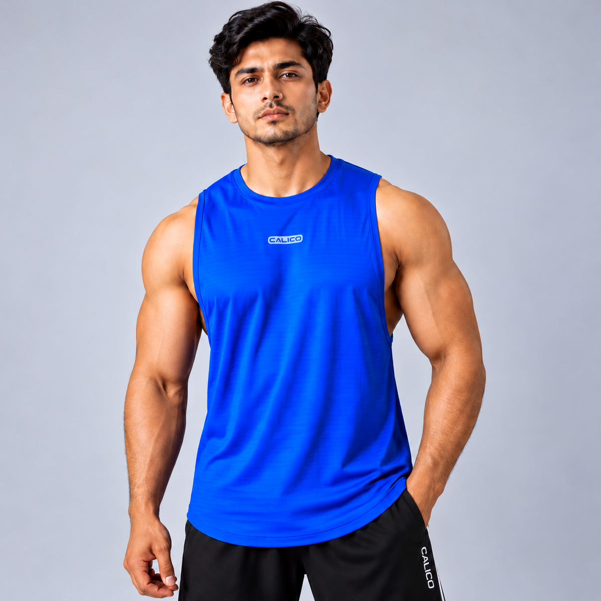 Gym Tank Top Royal Blue Colour