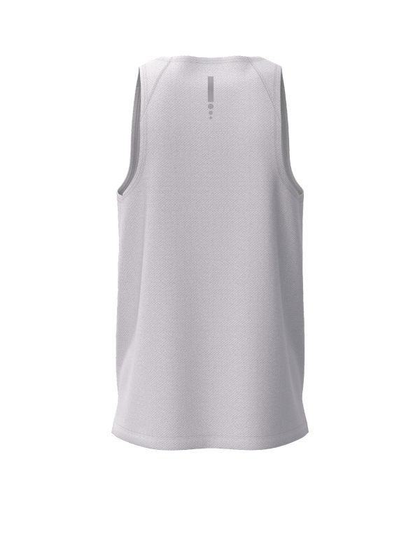 Men's Gym Stringer Tank Tops Y-Back (White)