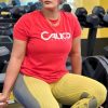Red T-shirt with Afsan Print