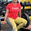 Red T-shirt with Afsan Print