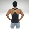 CL-T-10 black cut & sew tank top