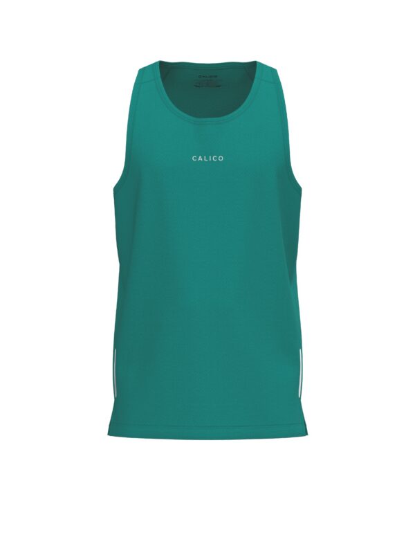 Men's Gym Stringer Tank Tops Y-Back (Bottle Green)