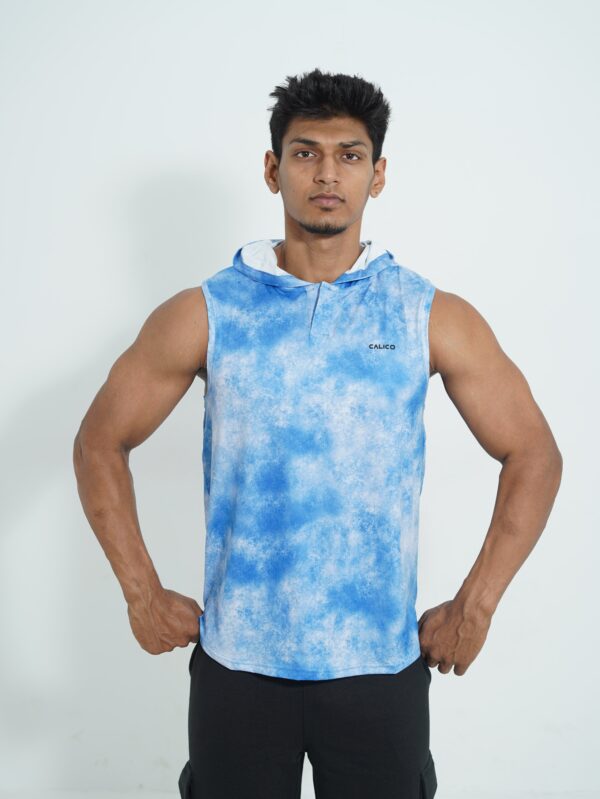 Hoody Tank Top-Royal Blue