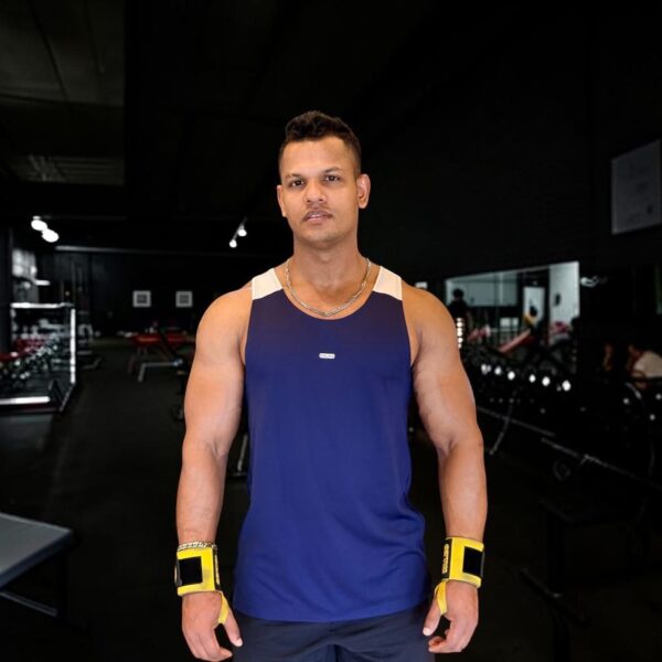 Premium Cut & Sew Tank Top-Navy