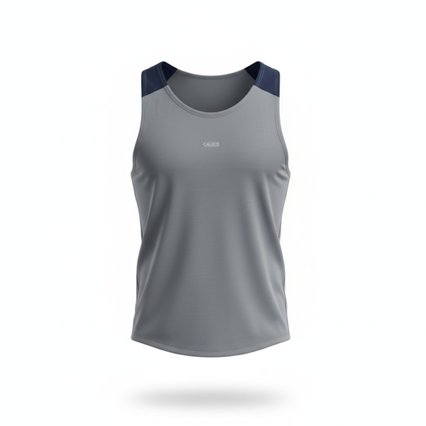 Premium Cut & Sew Tank Top-Grey